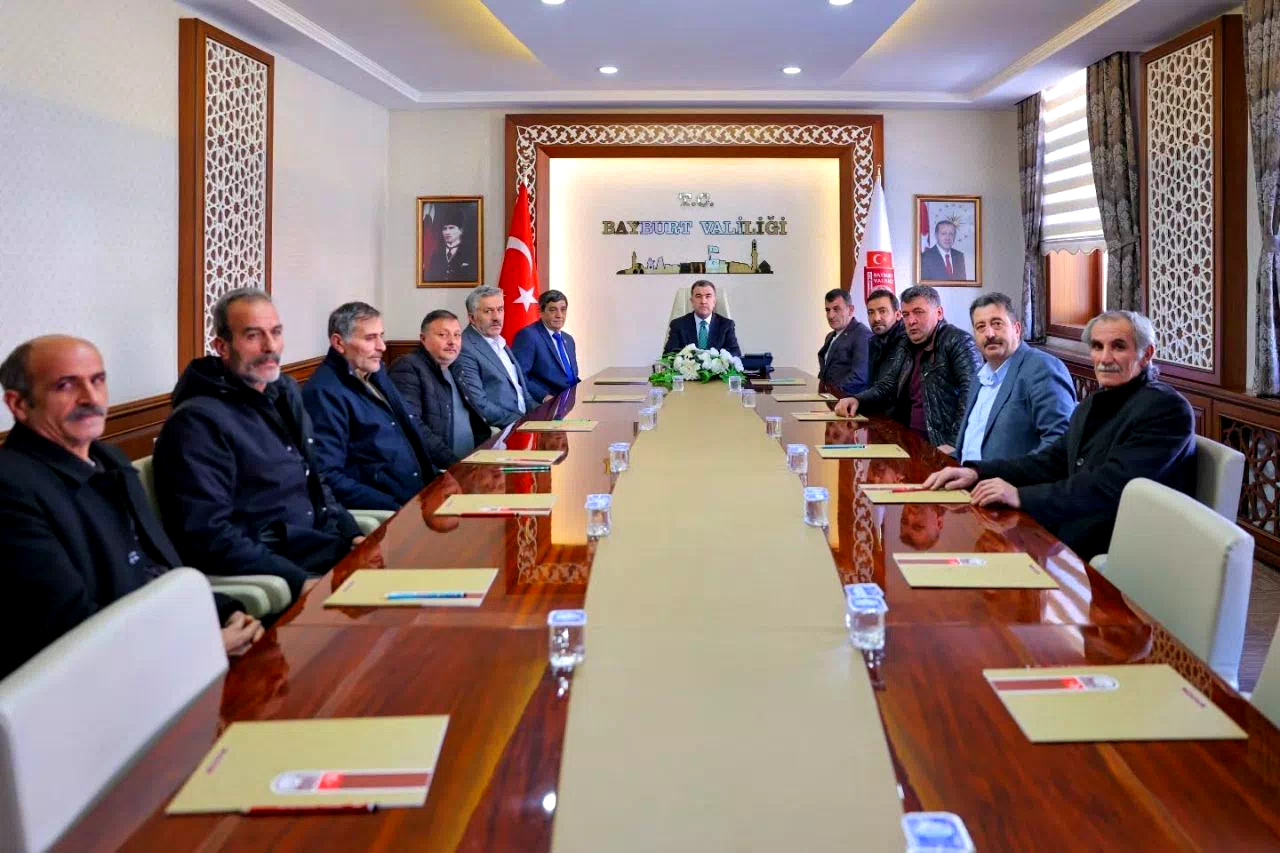 Bayburt’un tarımsal sulama altyapısı toplantıda değerlendirildi