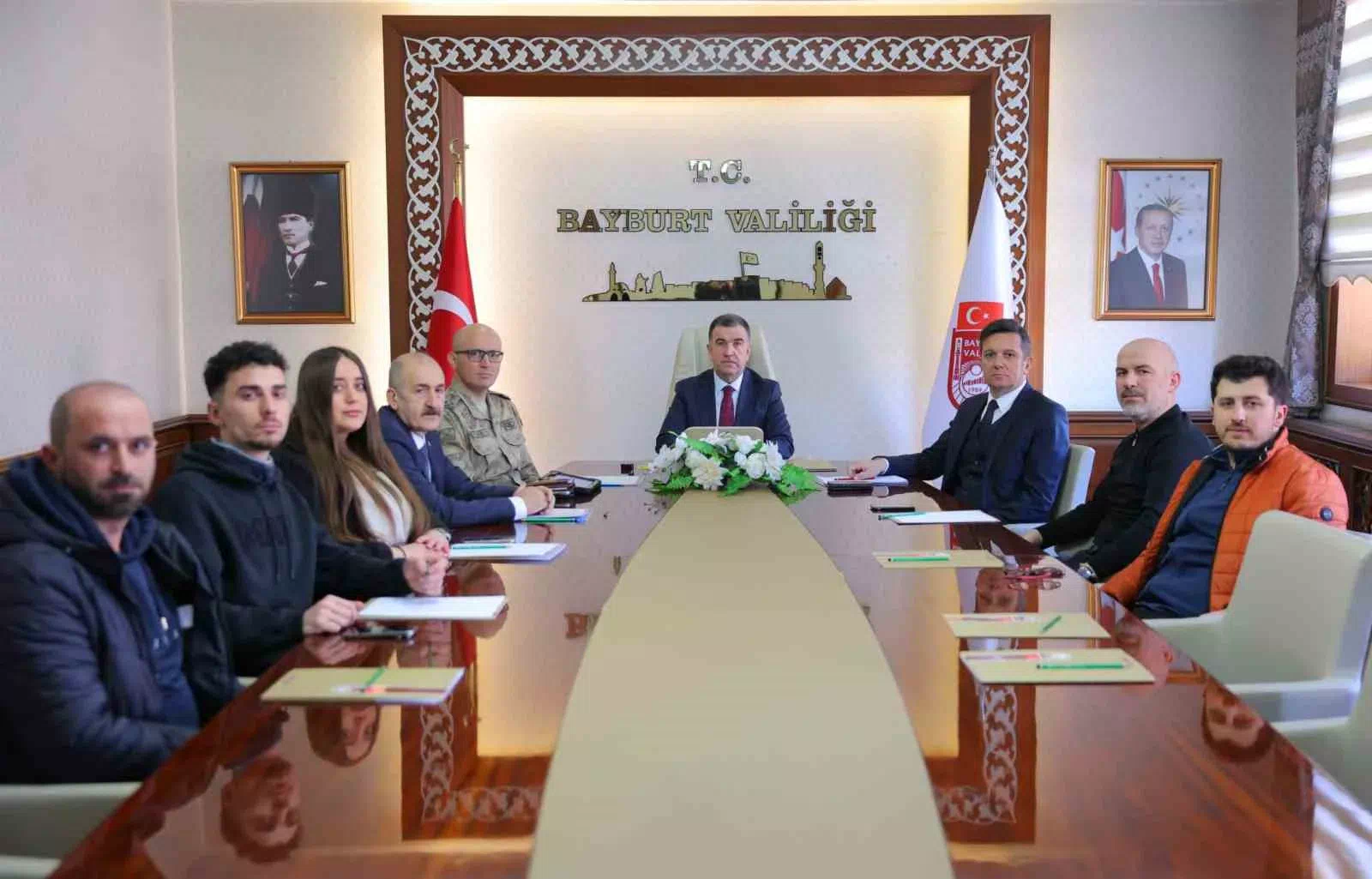 Bayburt Valisi ve Güvenlik Birimleri Asayiş Durumunu Değerlendirdi.