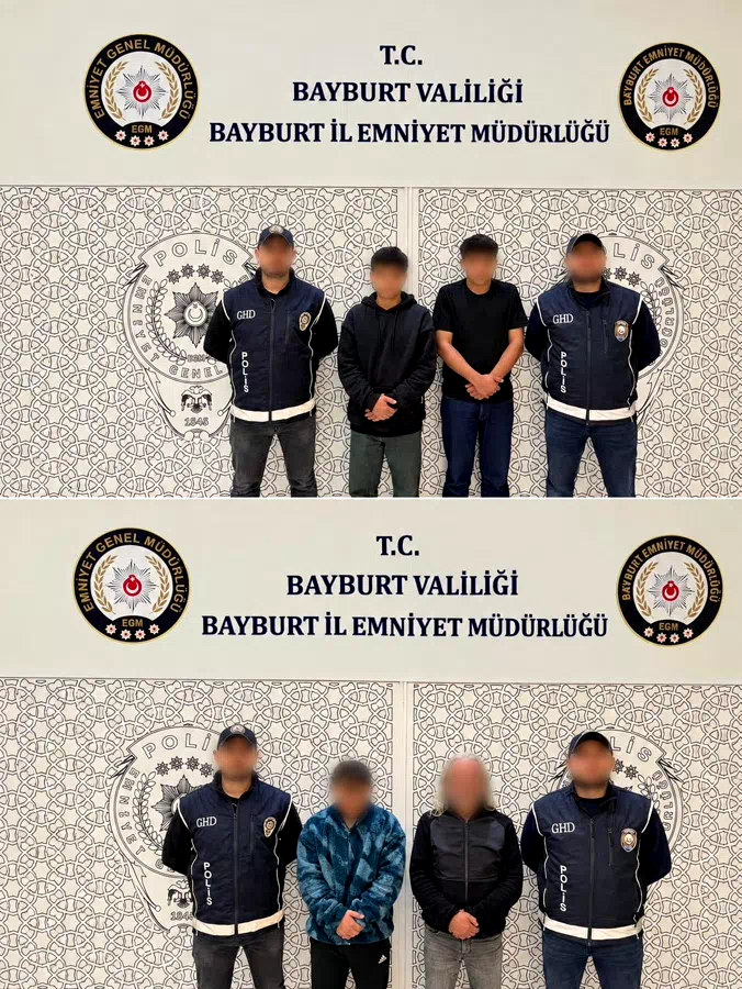 Bayburt’ta 2 düzensiz göçmen yakalandı