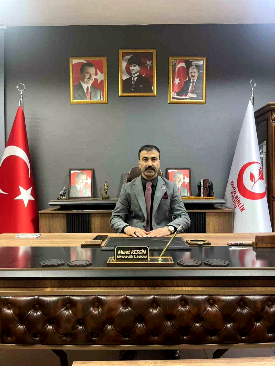 BBP Karabük İl Başkanı Kesgin: “Karabük için taşı sırtlanma gayesiyle yola çıktık”