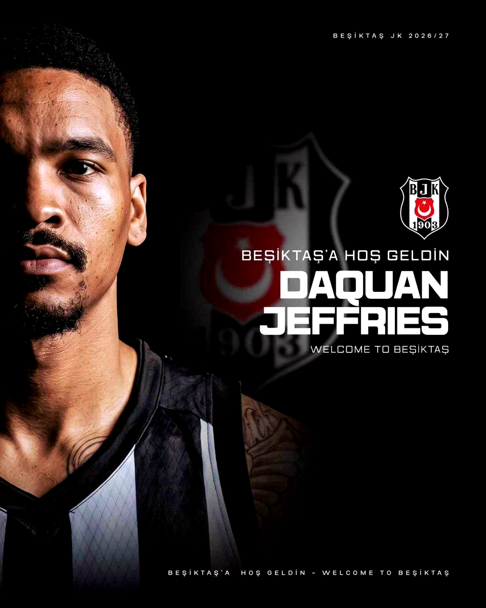 Beşiktaş, DaQuan Jeffries’i kadrosuna kattı