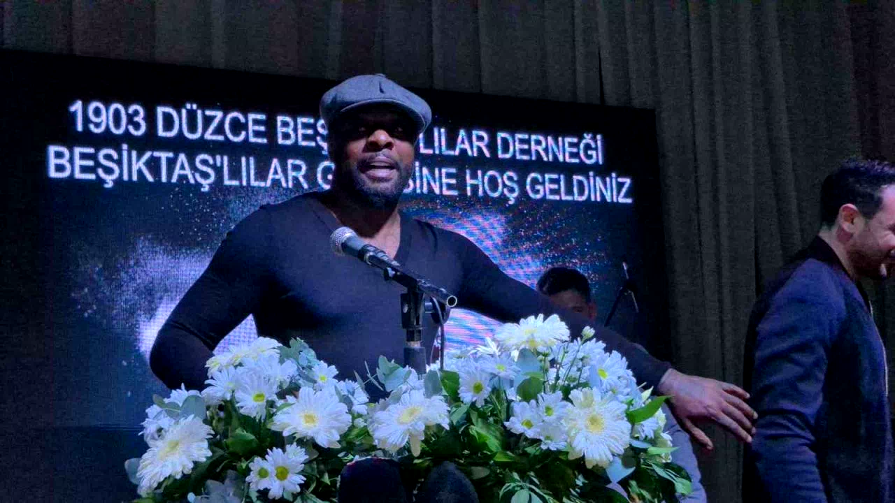 Beşiktaşlı eski futbolcular, Düzce’de taraftarla buluştu