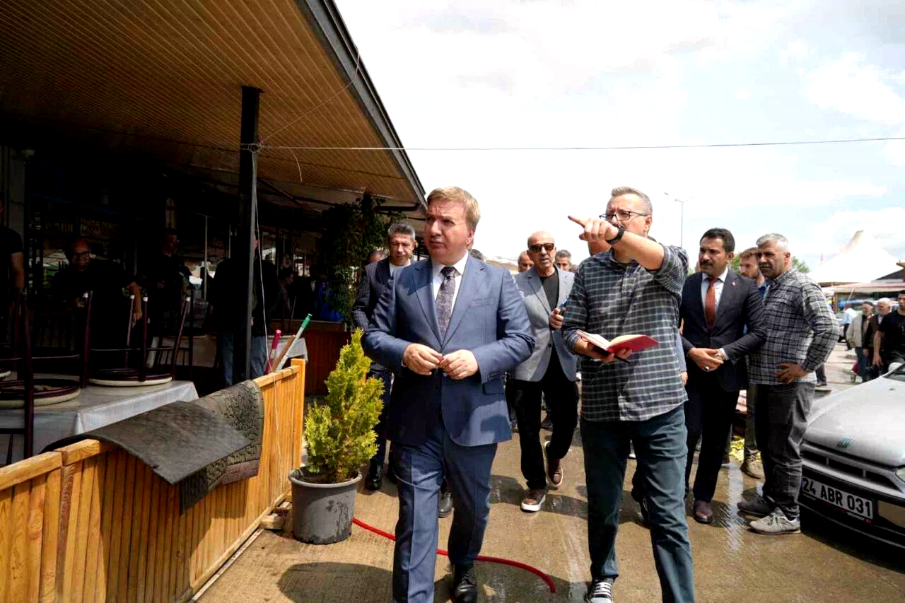Buğday Meydanı’nda hasar tespit çalışmaları yapıldı