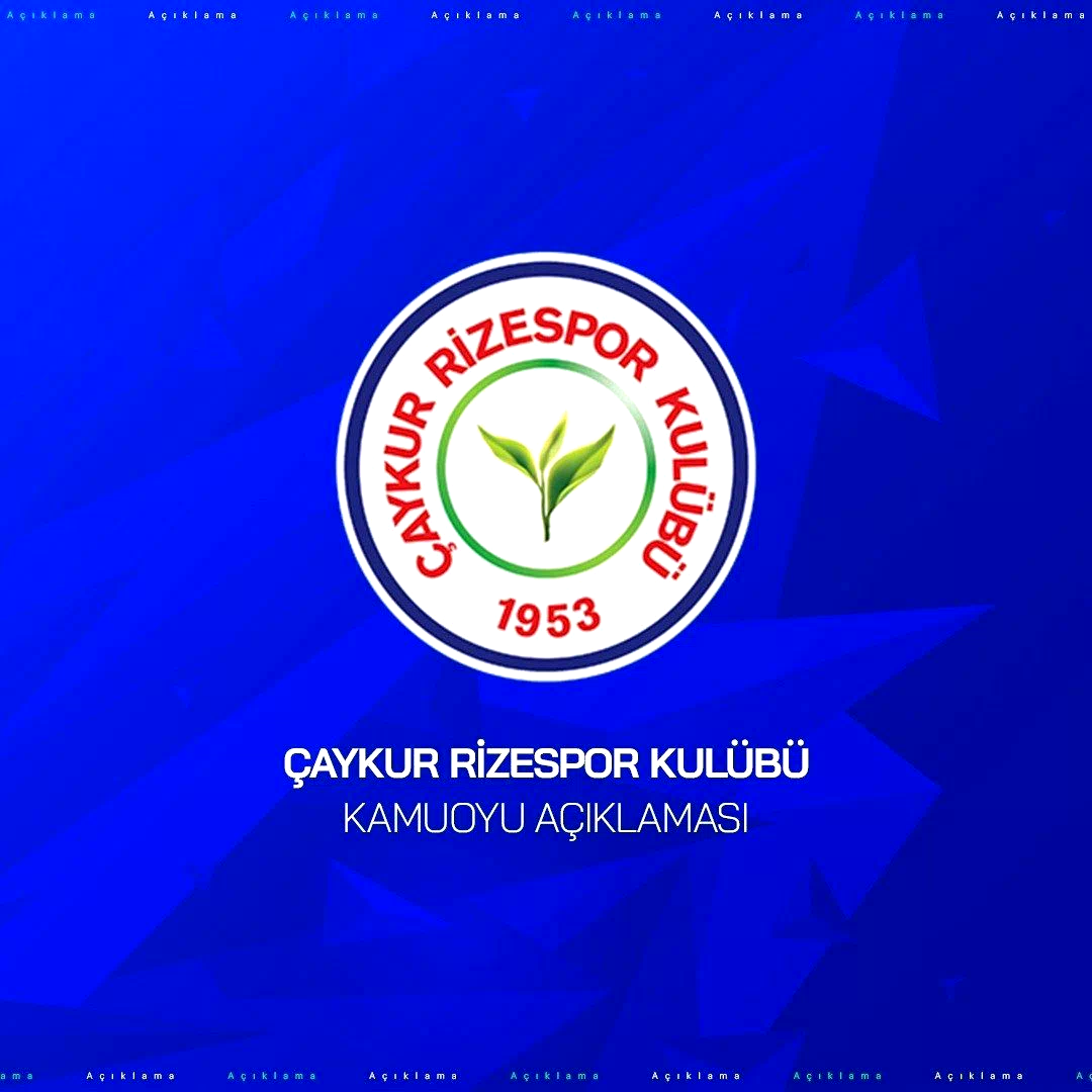 Çaykur Rizespor’dan kırmızı kart ve iptal edilen gol tepkisi