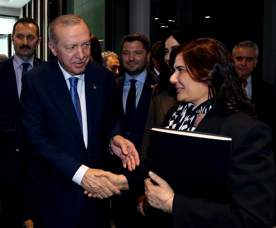 Çerçioğlu projelerini Cumhurbaşkanı Erdoğan’a sundu
