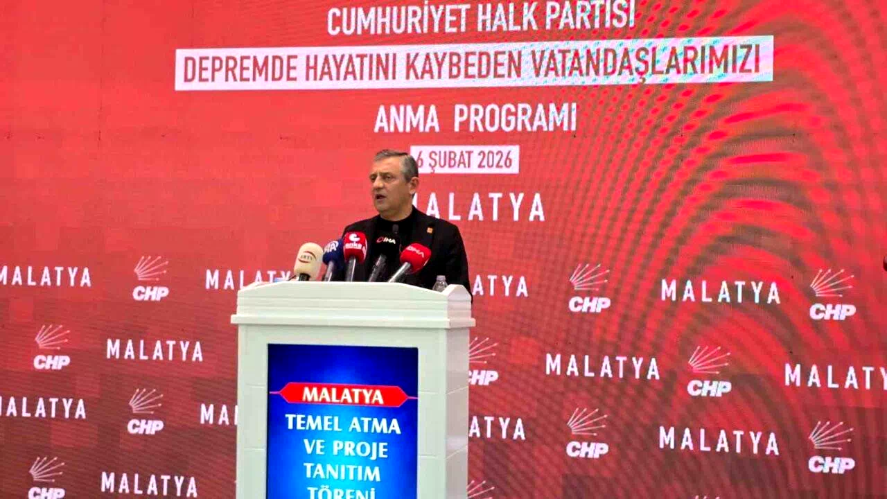 CHP Genel Başkanı Özel: “Muhalefet çivi çakma makamı değildir, çiviyi kimin çakacağına millet karar verir”