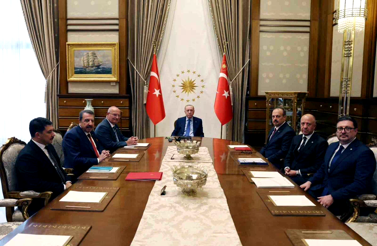 Cumhurbaşkanı Erdoğan, Ankara Valisi Canbolat’ı kabul etti