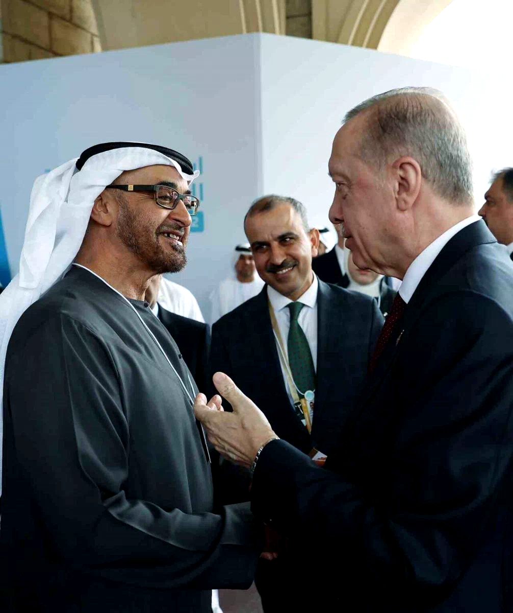 Cumhurbaşkanı Erdoğan, Birleşik Arap Emirlikleri Devlet Başkanı Al Nahyan ile görüştü