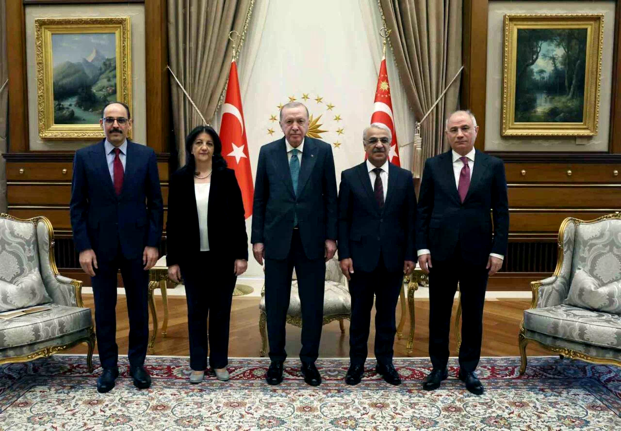 Cumhurbaşkanı Erdoğan DEM Parti heyetini kabul etti