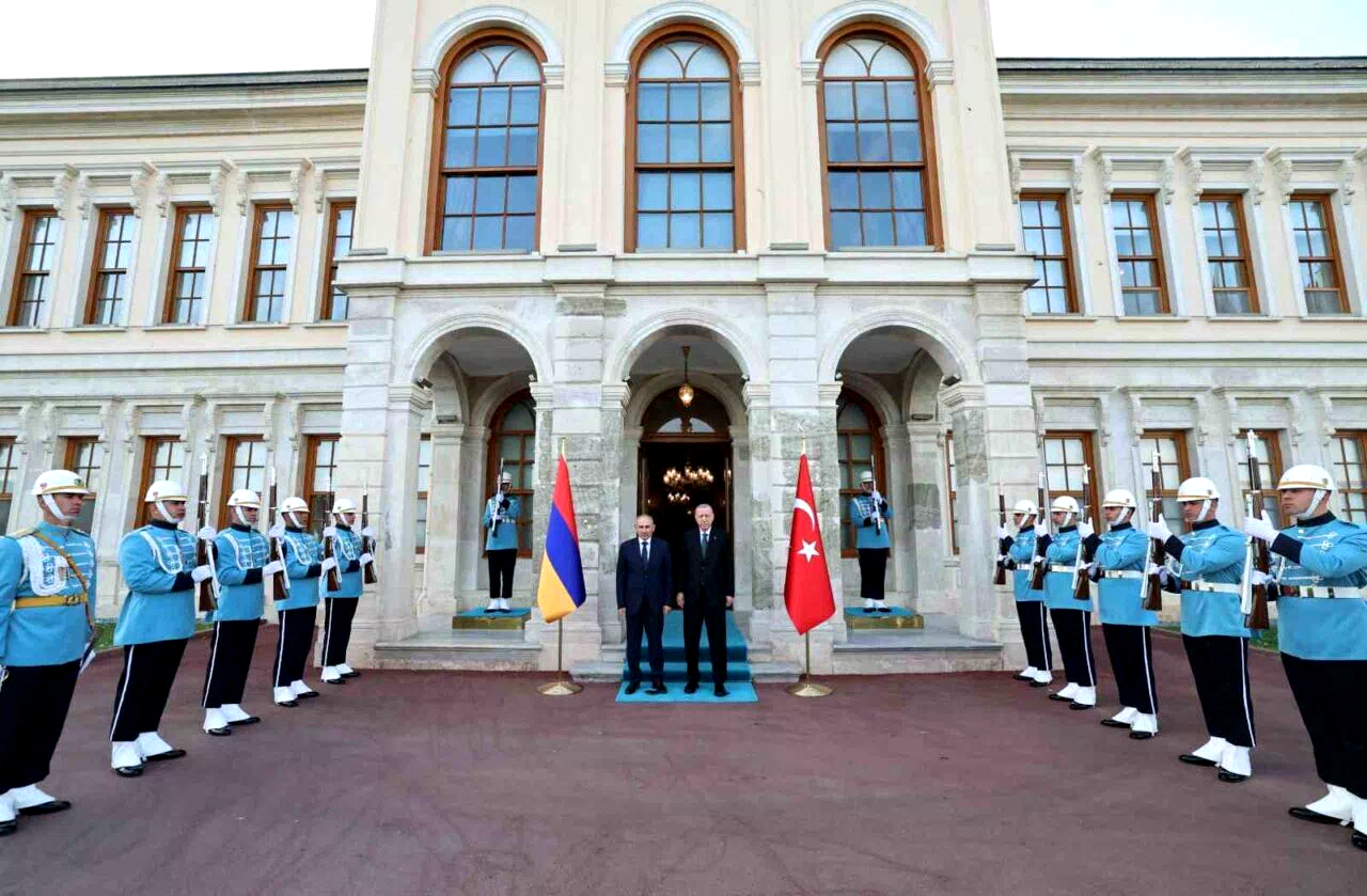 Cumhurbaşkanı Erdoğan, Ermenistan Başbakanı Paşinyan’ı kabul etti