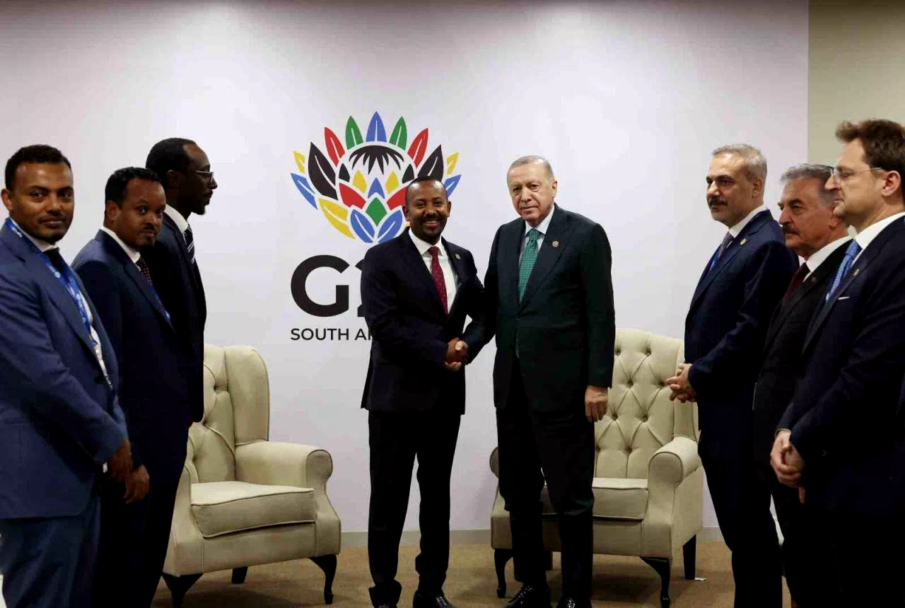 Cumhurbaşkanı Erdoğan, Etiyopya Başbakanı Ali’yi kabul etti