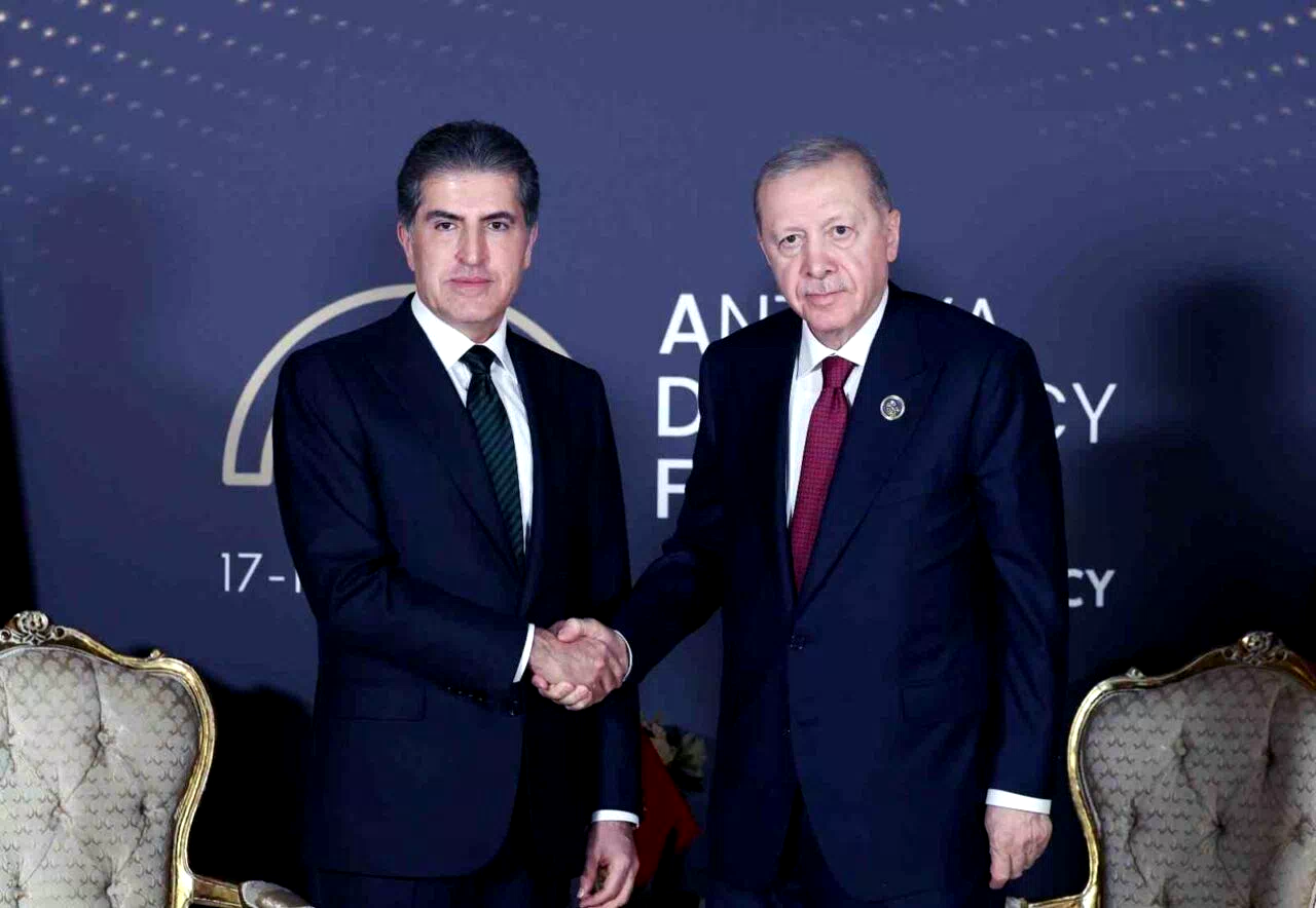 Cumhurbaşkanı Erdoğan, Irak Kürt Bölgesel Yönetimi Başkanı Neçirvan Barzani’yi kabul etti
