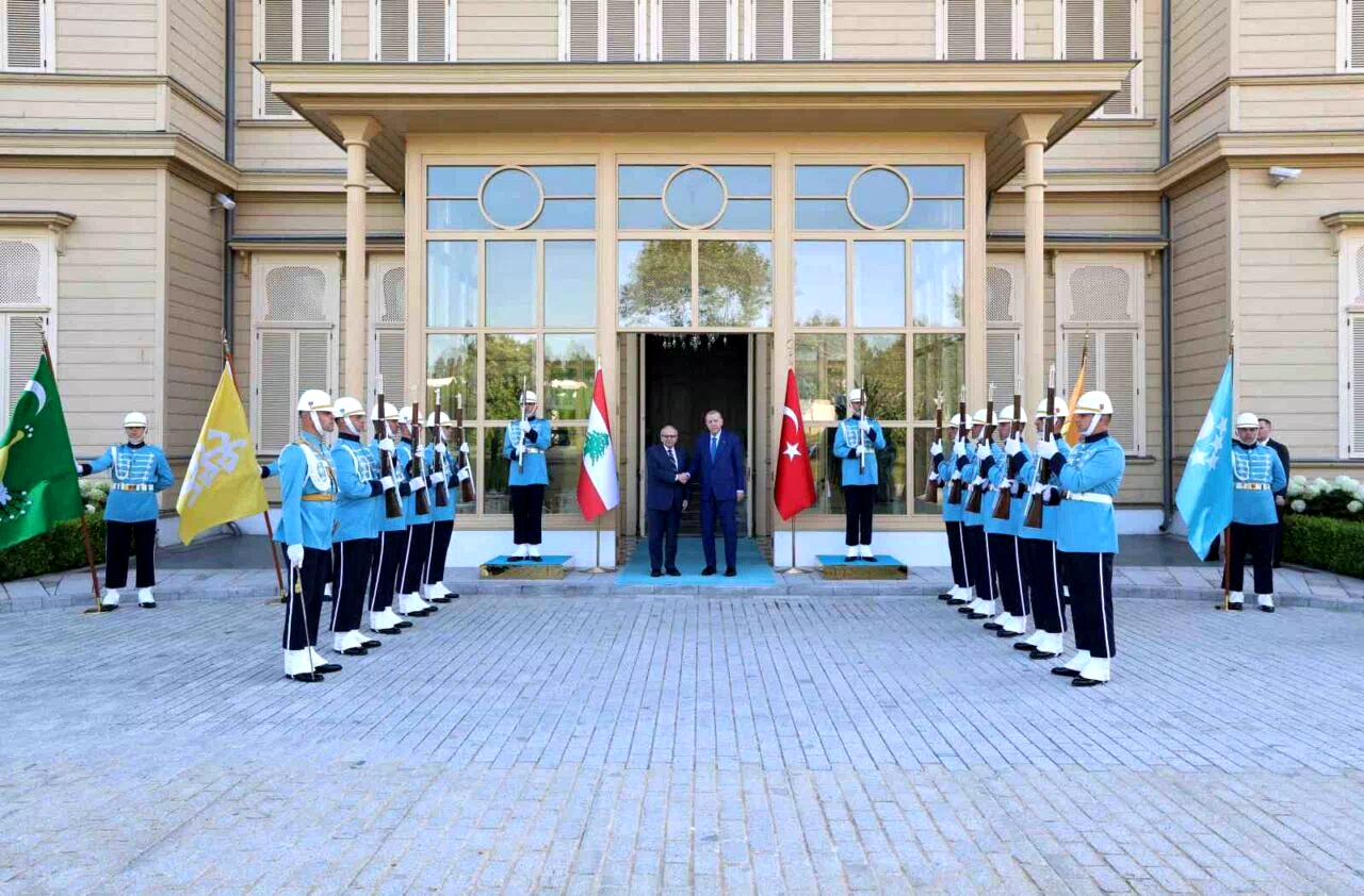 Cumhurbaşkanı Erdoğan, Lübnan Başbakanı Selam’ı kabul etti