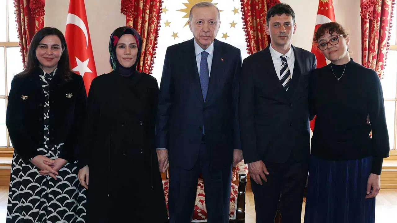 Cumhurbaşkanı Erdoğan, Mattia Ahmet Minguzzi’nin ailesini kabul etti