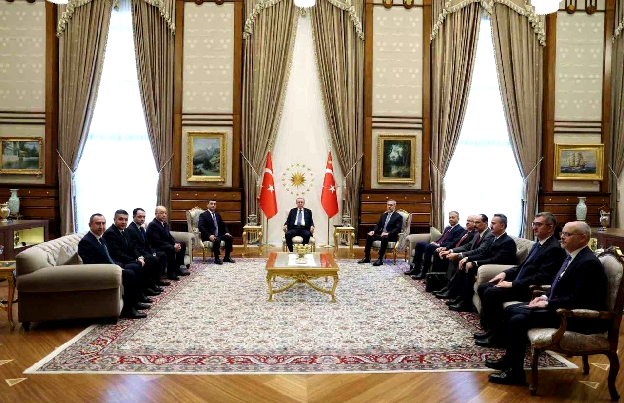 Cumhurbaşkanı Erdoğan, Özbekistan heyetini kabul etti