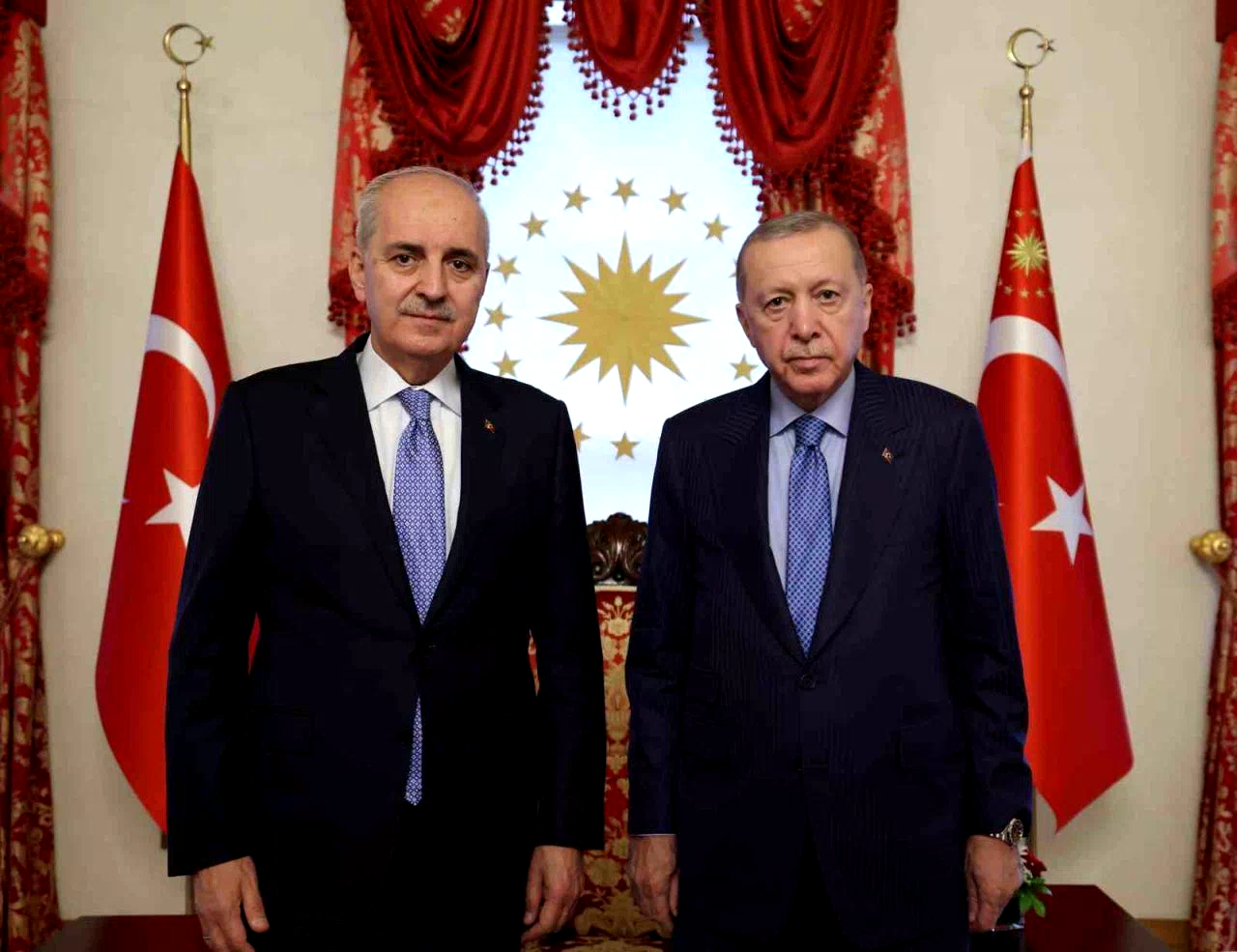Cumhurbaşkanı Erdoğan, TBMM Başkanı Numan Kurtulmuş’u kabul etti