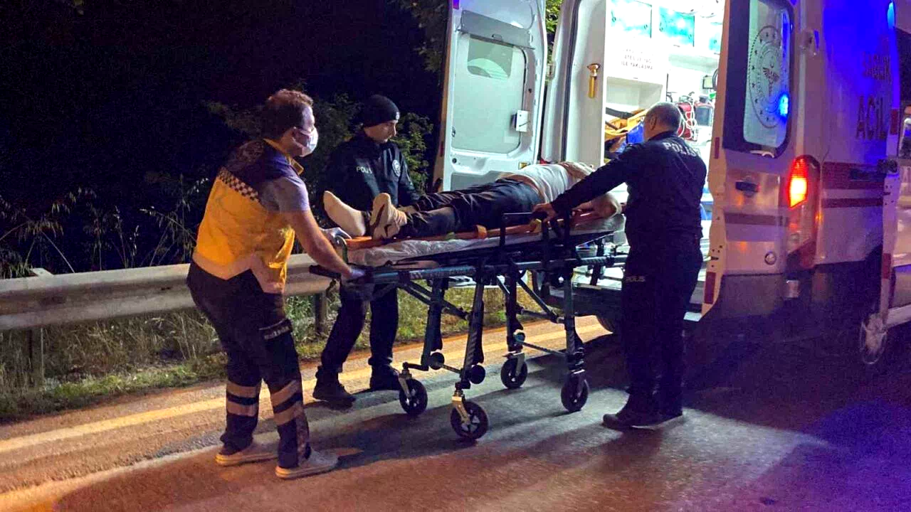 D-100’de gece yarısı zincirleme kaza: 4 yaralı