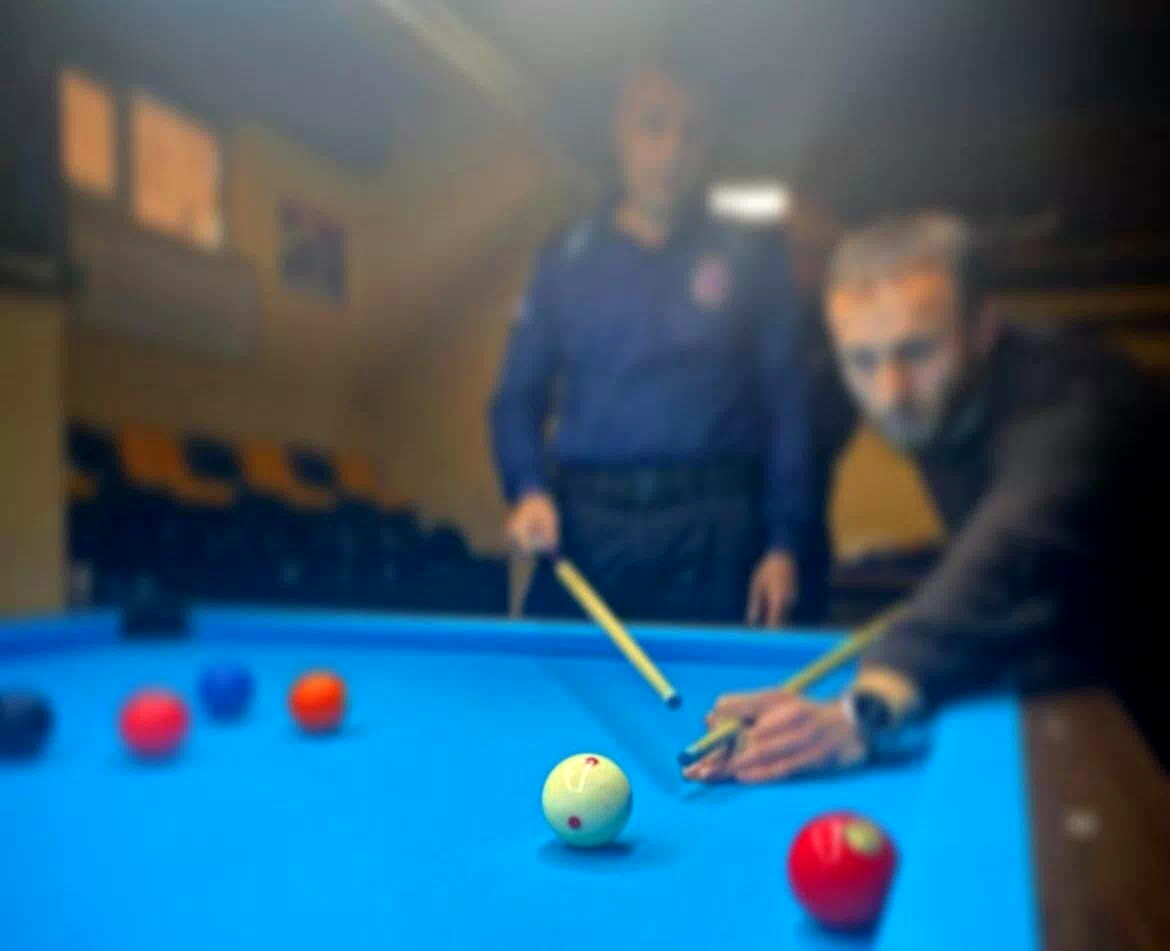 Denetimli serbestlik yükümlülerine bilardo etkinliği