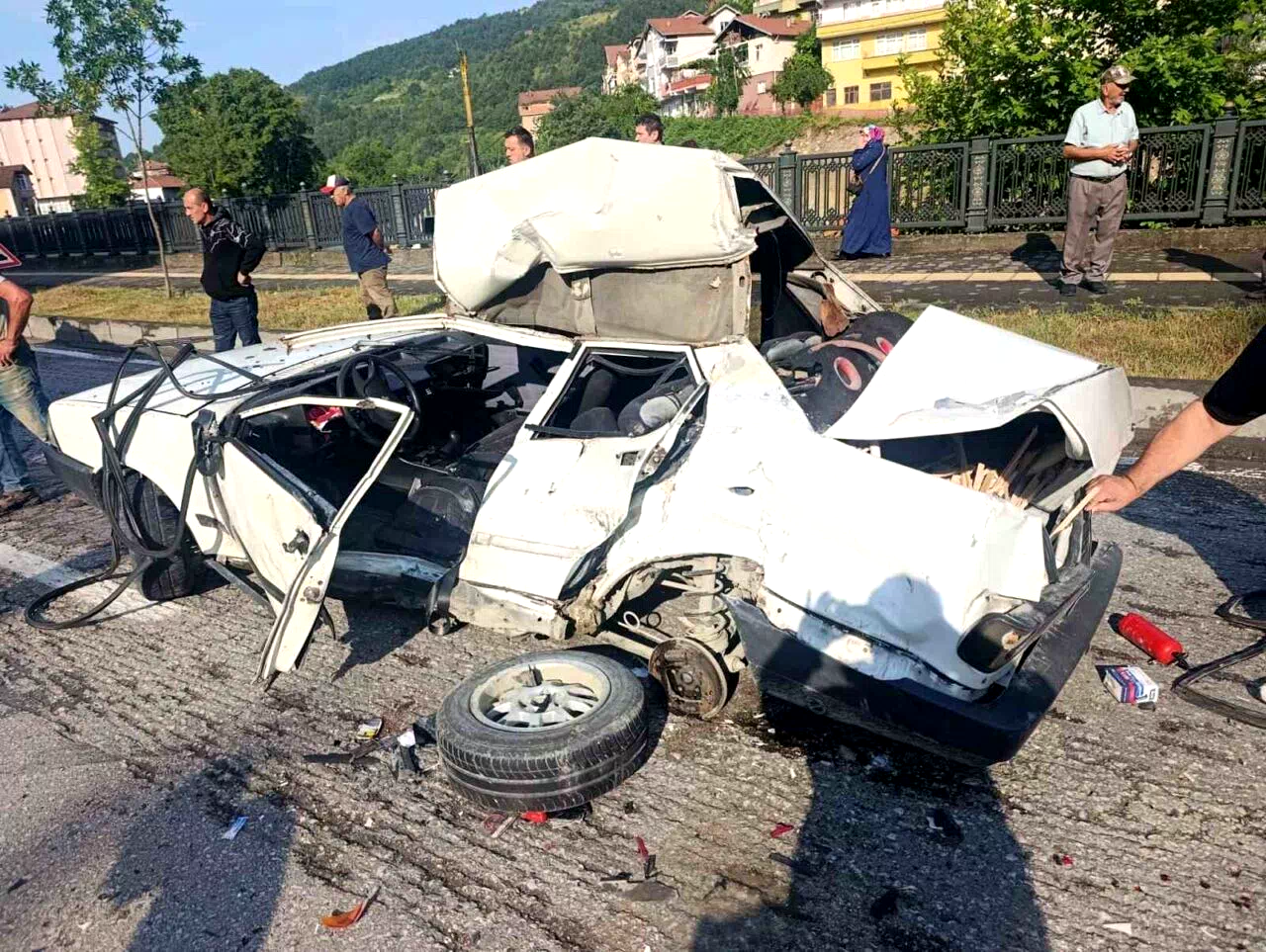 Devrek-Ankara karayolunda kaza: 1 yaralı