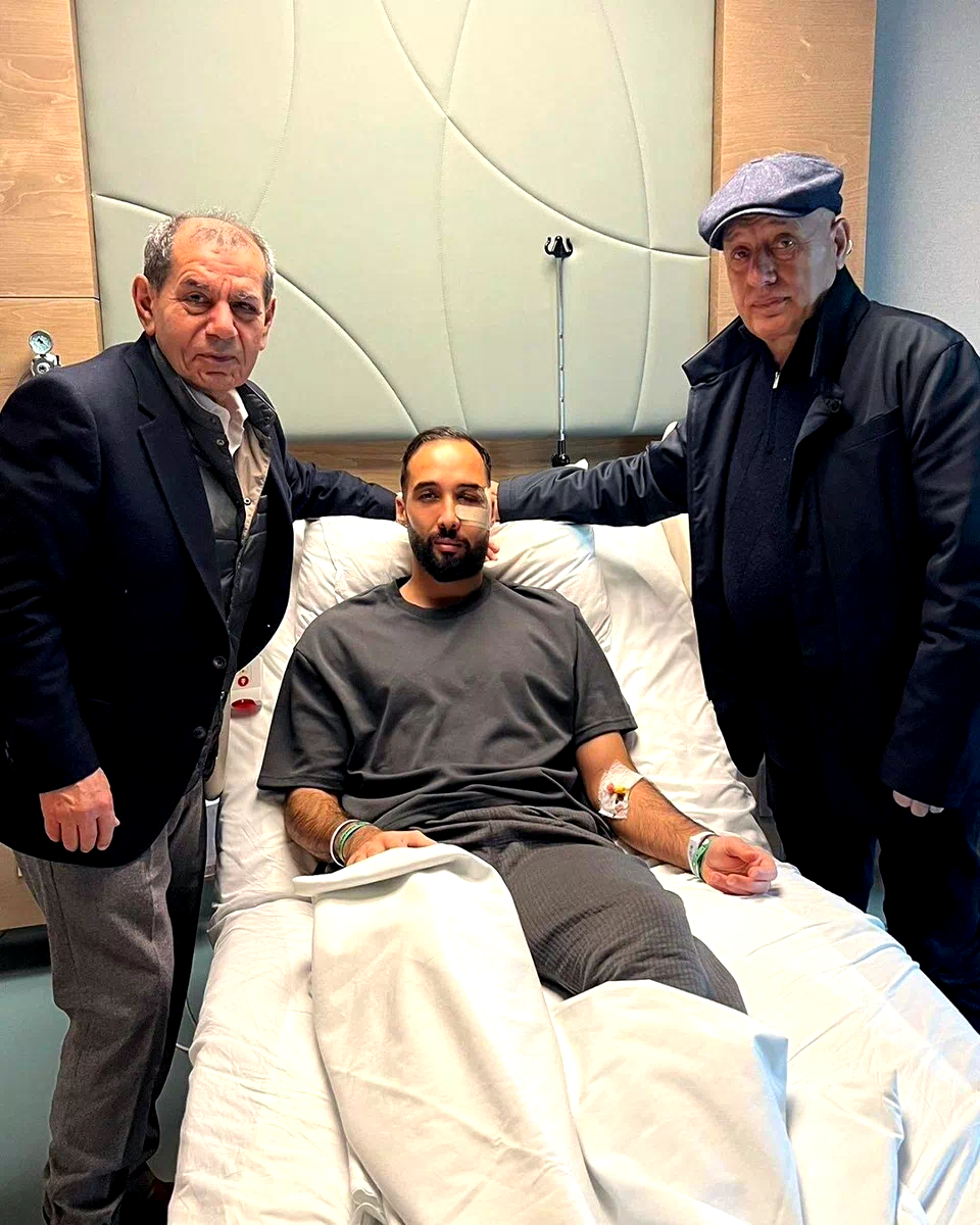 Dursun Özbek, İsa Doğan’ı hastanede ziyaret etti
