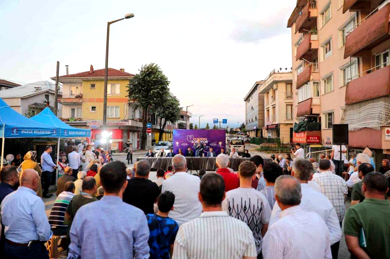 Düzce Belediye Başkanı Özlü: “Biz hep kalıcı işler yapıyoruz”