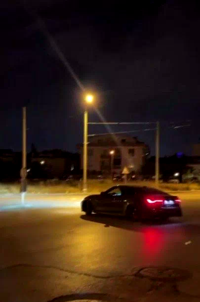 Ehliyetsiz sürücünün drifti pahalıya patladı
