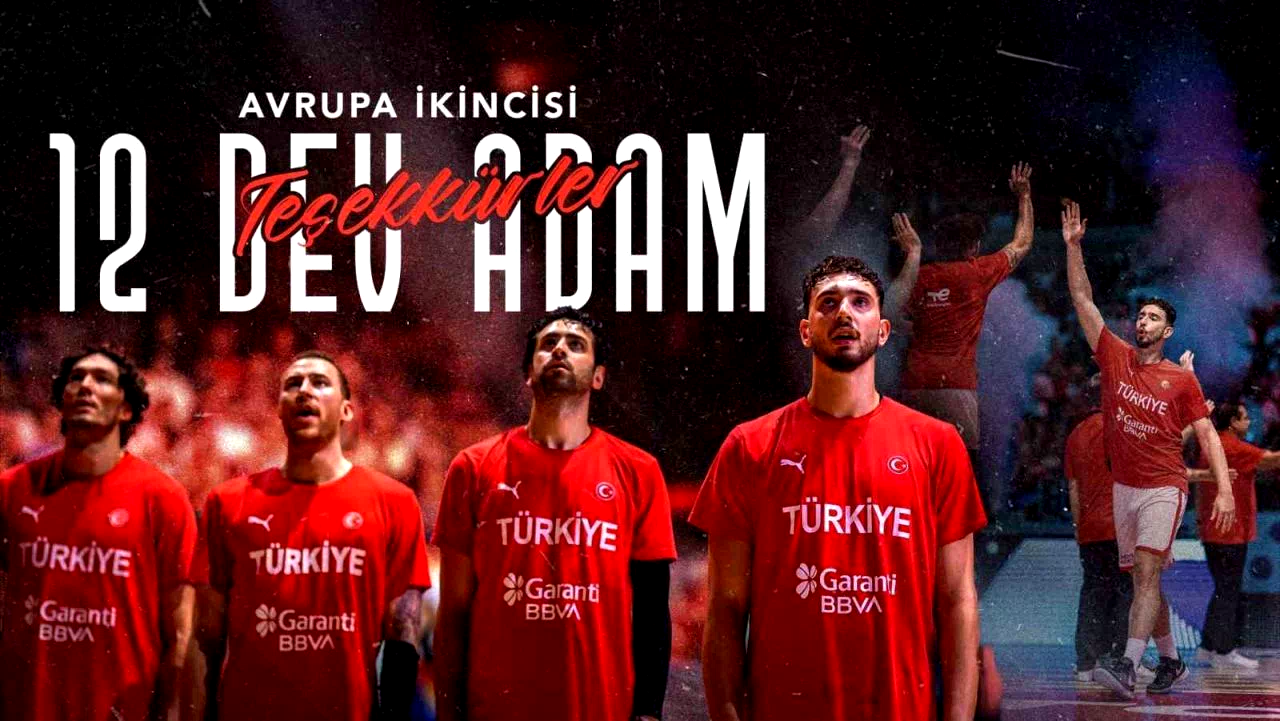 Emine Erdoğan, Avrupa ikincisi olan A Milli Erkek Basketbol Takımı’nı tebrik etti