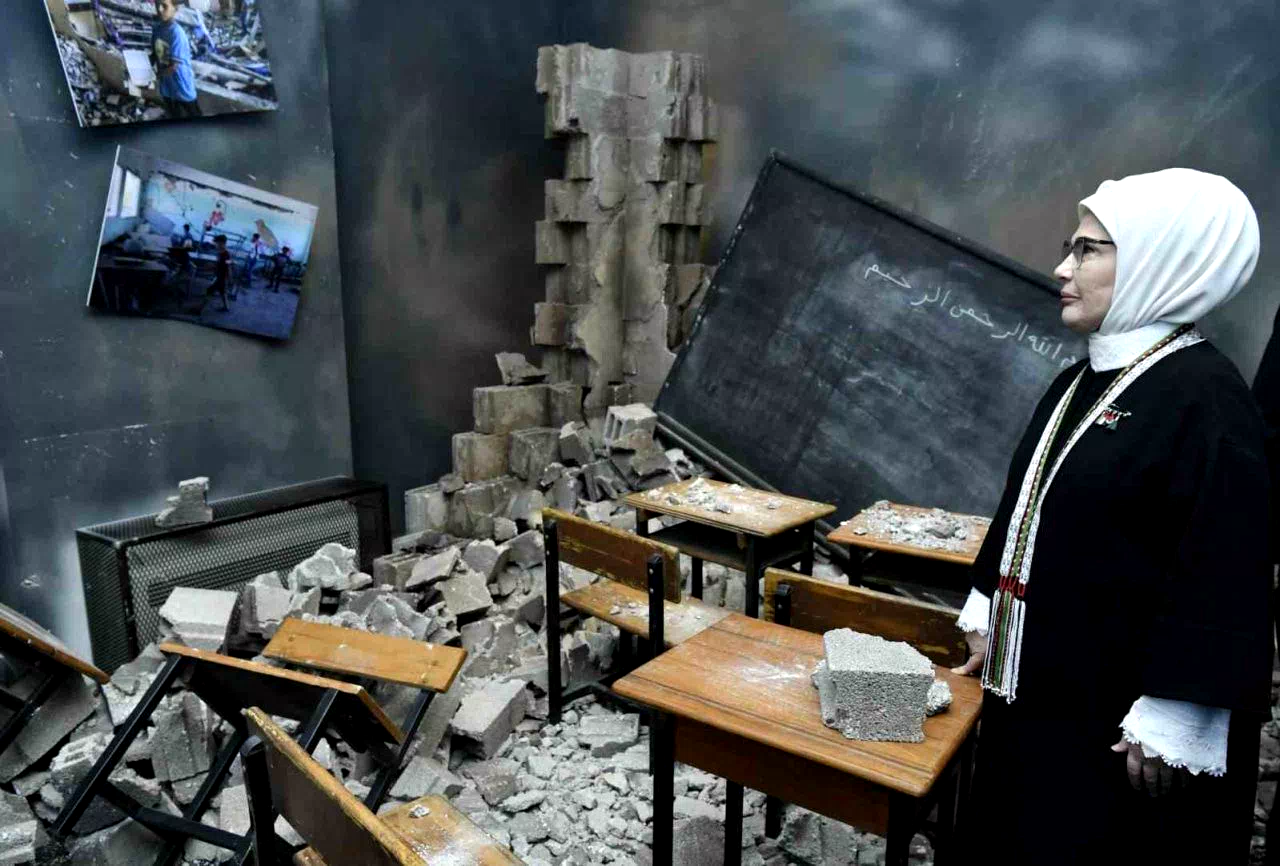 Emine Erdoğan’dan “Kalanlar” Filistin Sergisi paylaşımı