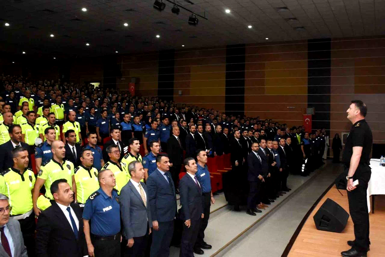 Emniyet Müdürü Baybaba, genel değerlendirme ve bilgilendirme toplantısı yaptı