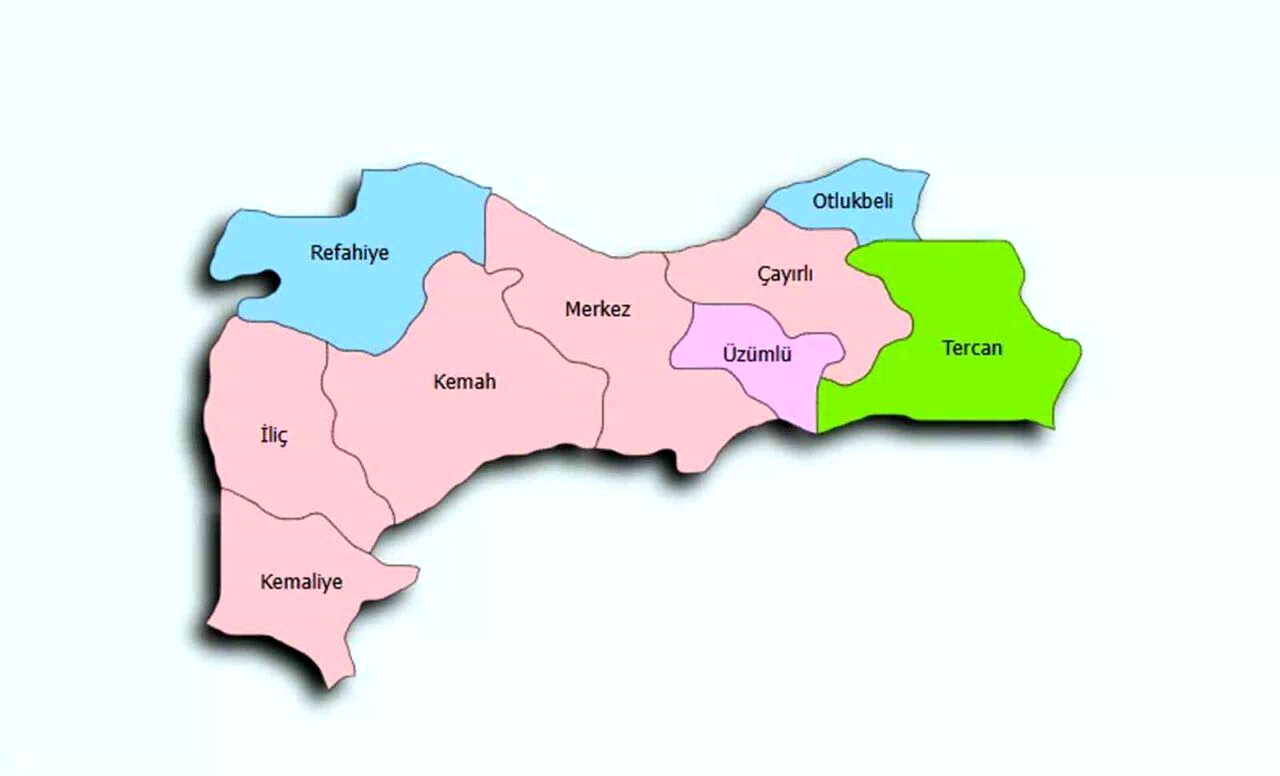 Erzincan’da 2 vali yardımcısı, 4 kaymakam değişti