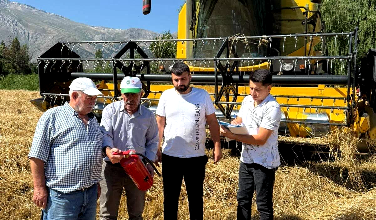 Erzincan’da hasatla birlikte denetimler başladı