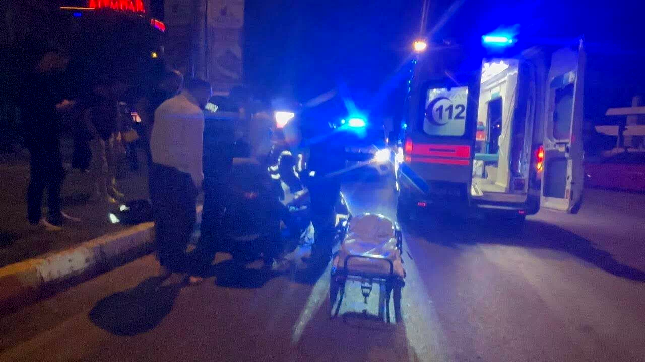Erzincan’da motosiklet kazasında sürücü yaralandı