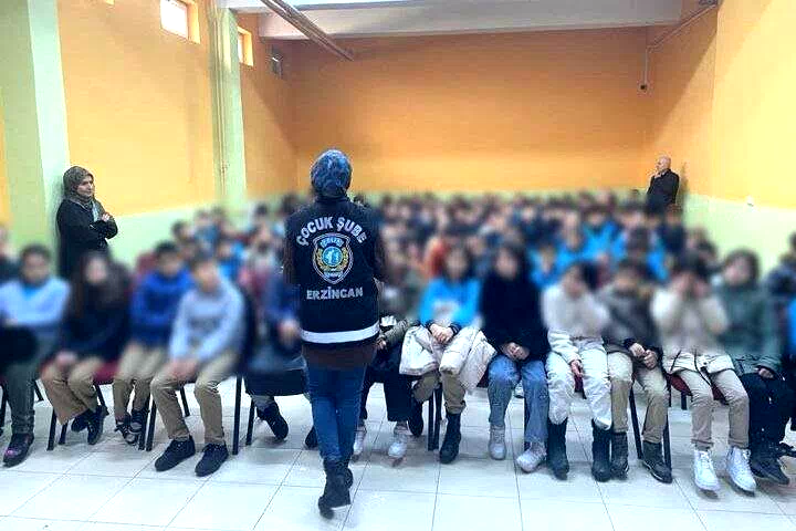 Erzincan’da öğrencilere güvenlik eğitimi