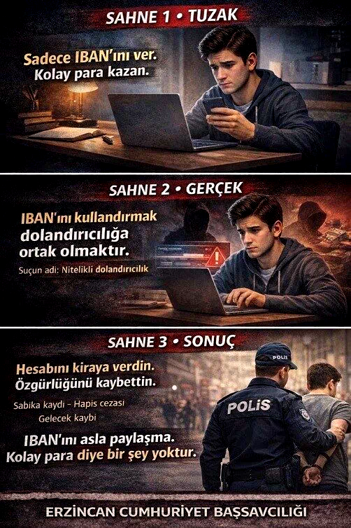 Erzincan’da siber suçlara karşı kapsamlı bilinçlendirme çalışması