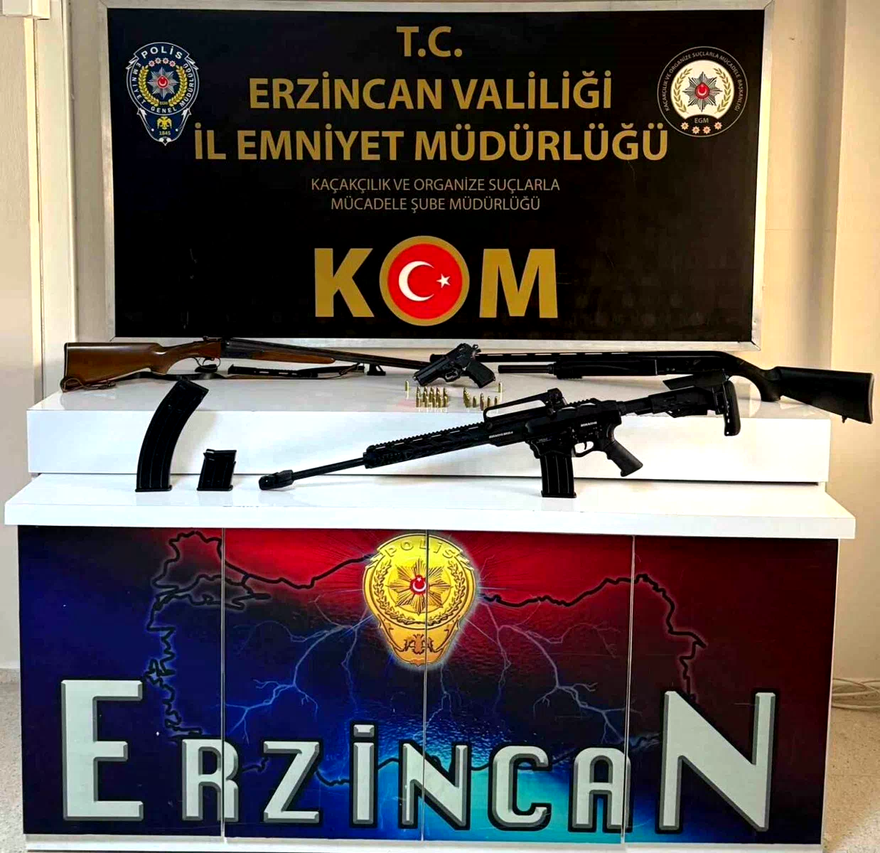 Erzincan’da silah operasyonu; 2 kişi yakalandı