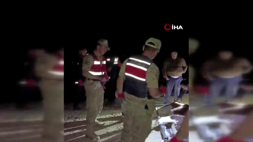Erzincan’da uçuruma yuvarlanan büyükbaş hayvan kurtarıldı