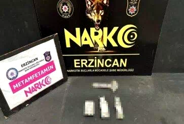 Erzincan’da uyuşturucu madde ele geçirildi