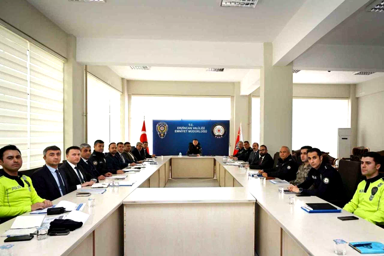 Erzincan’da yeni yıl tedbirleri masaya yatırıldı