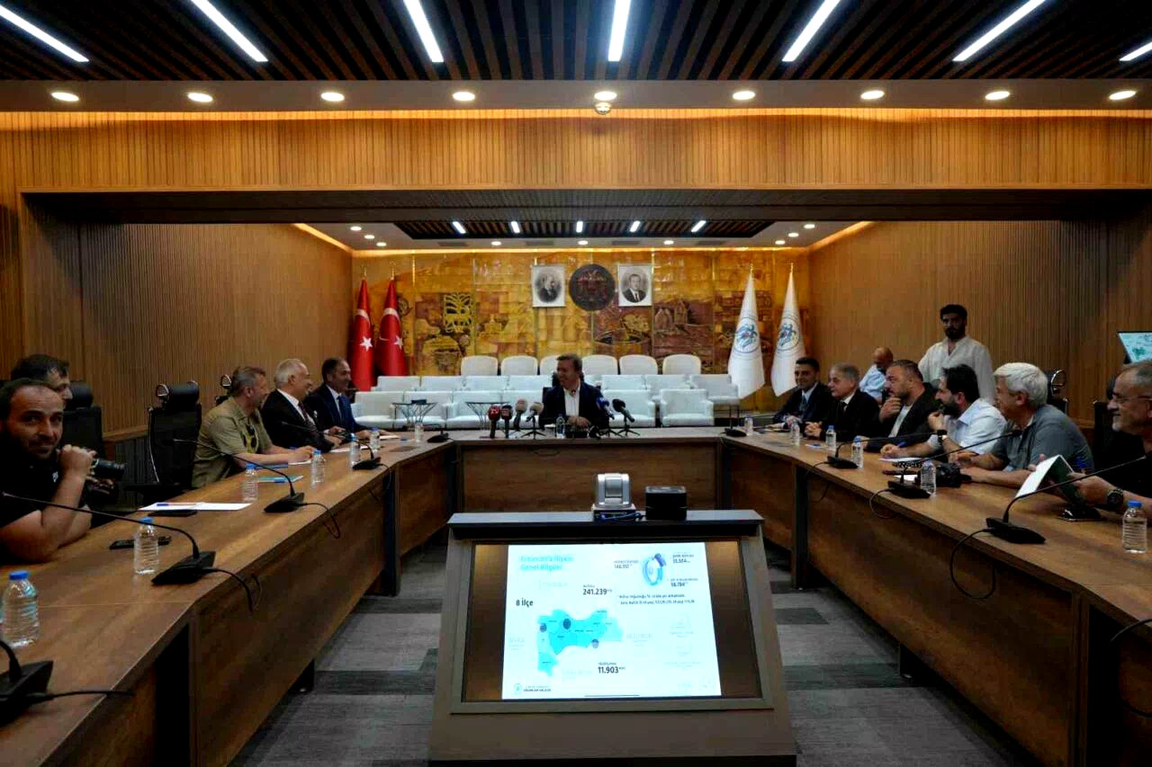 Erzincan’daki projeler basınla paylaşıldı