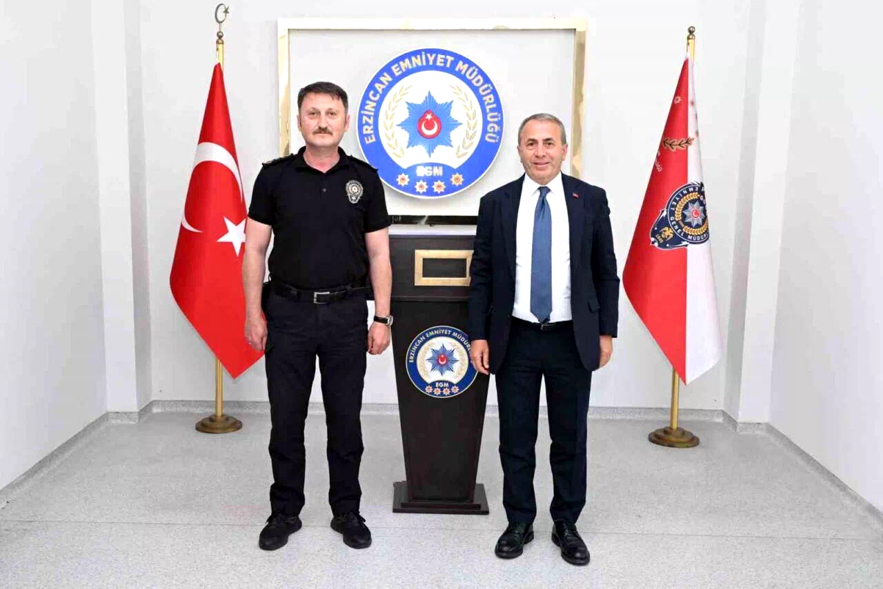Erzincan eski İl Emniyet Müdürü Kurt’tan Baybaba’ya ziyaret