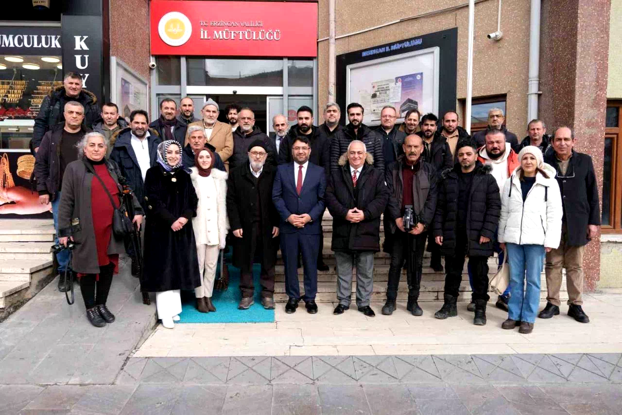 Erzincan İl Müftülüğü çalışmalarını basın mensuplarına anlattı