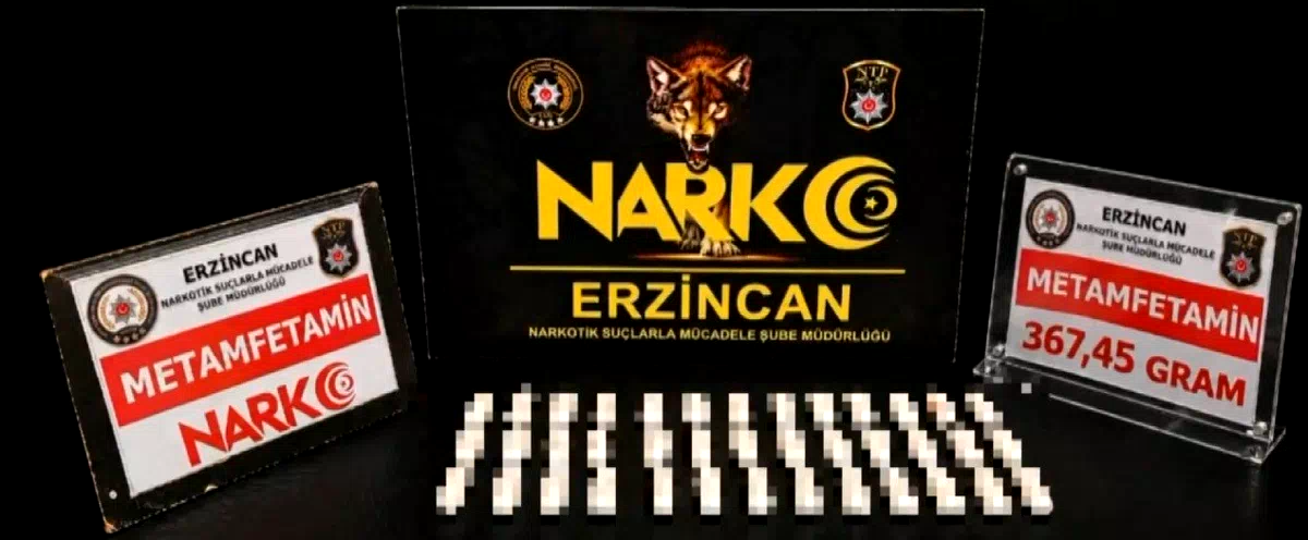 Erzincan’da midesinde uyuşturucu taşıyan şüpheli tutuklandı