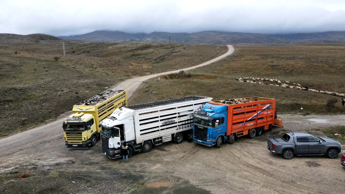 Erzincan’da yayla sezonu sona erdi, dönüş yolculuğu başladı