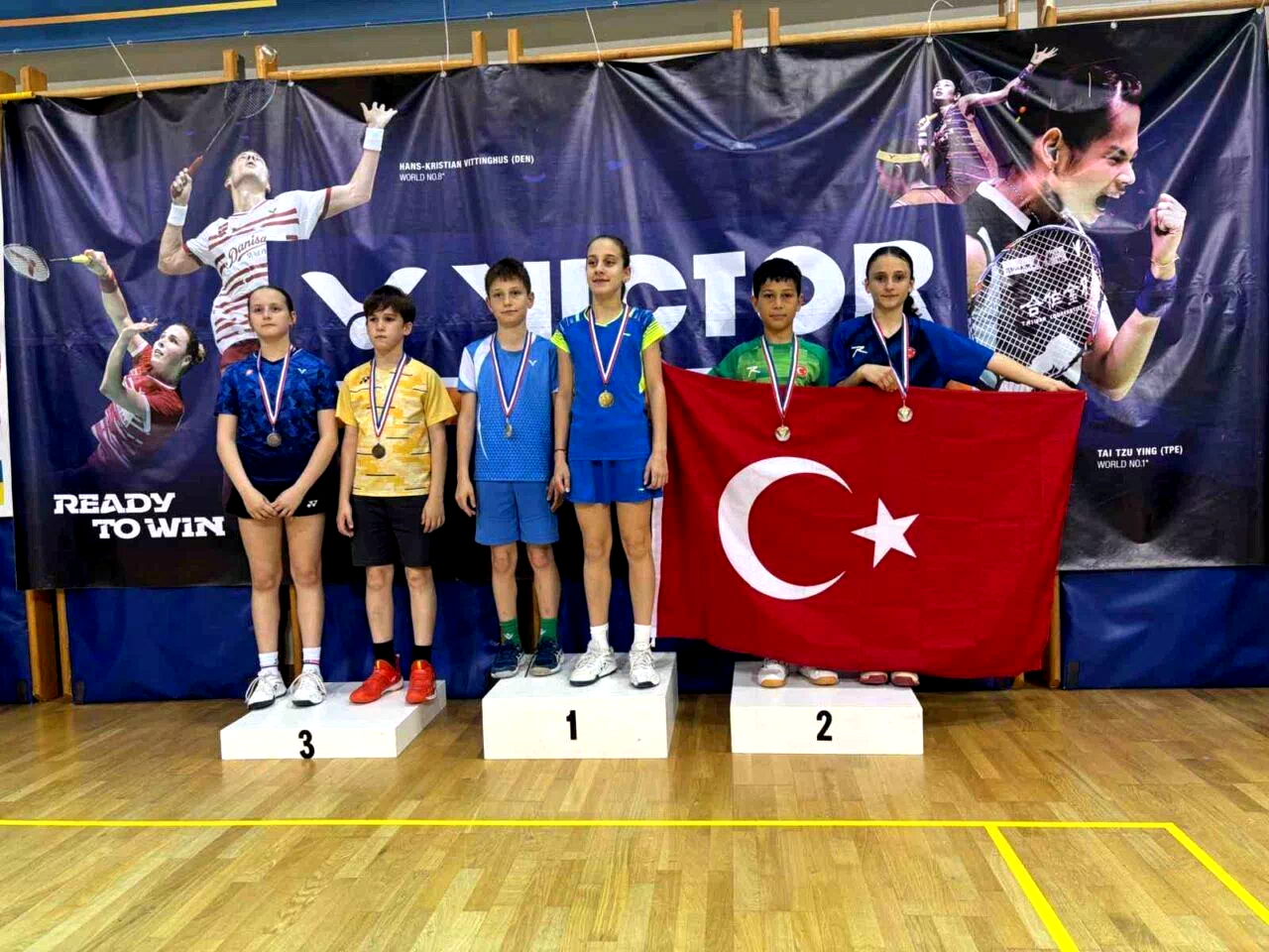 Erzincanlı badmintonculardan Avrupa ikinciliği