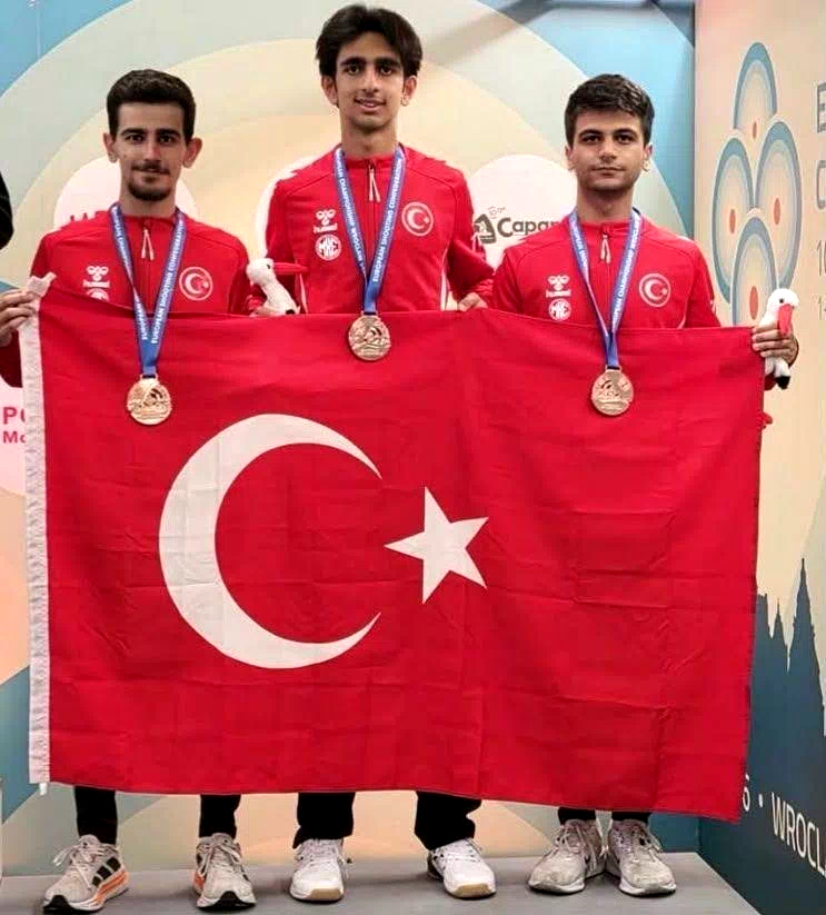 Erzincanlı milli atıcı Avrupa üçüncüsü oldu