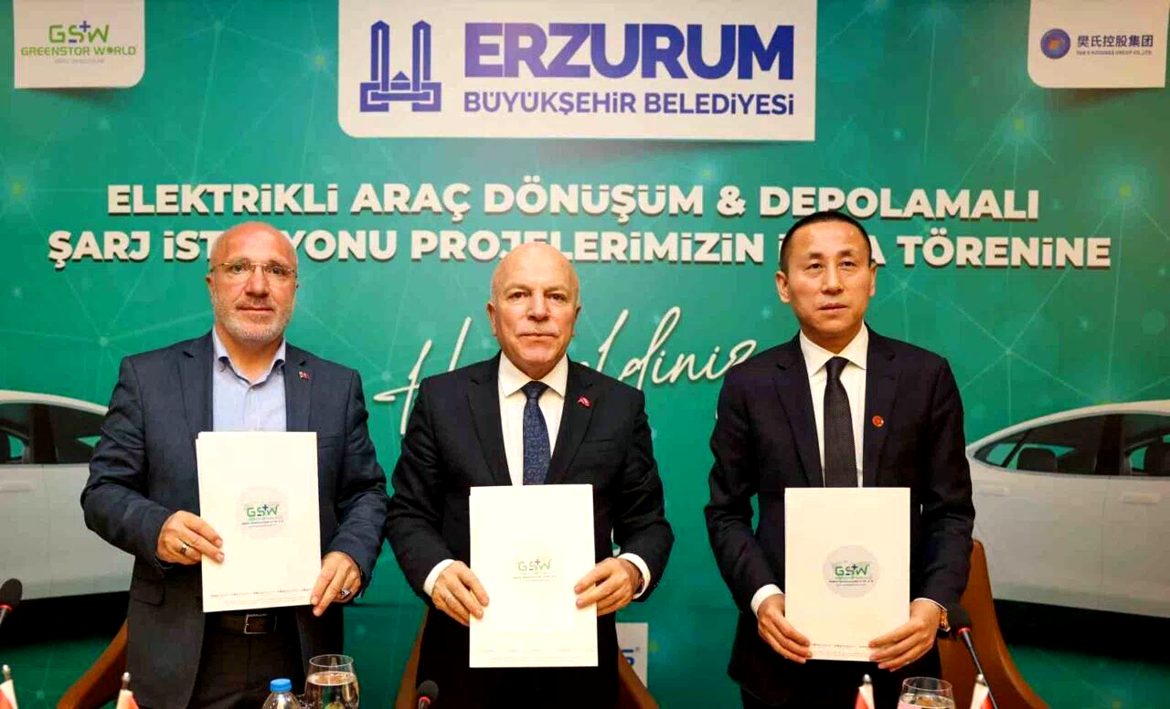 Erzurum’a dev yatırım: “Elektrikli araç dönüşümü ve enerji depolamalı şarj istasyonları kurulacak”