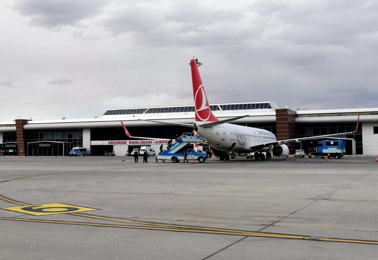 Erzurum’da beş ayda 497 bin 449 kişi uçtu
