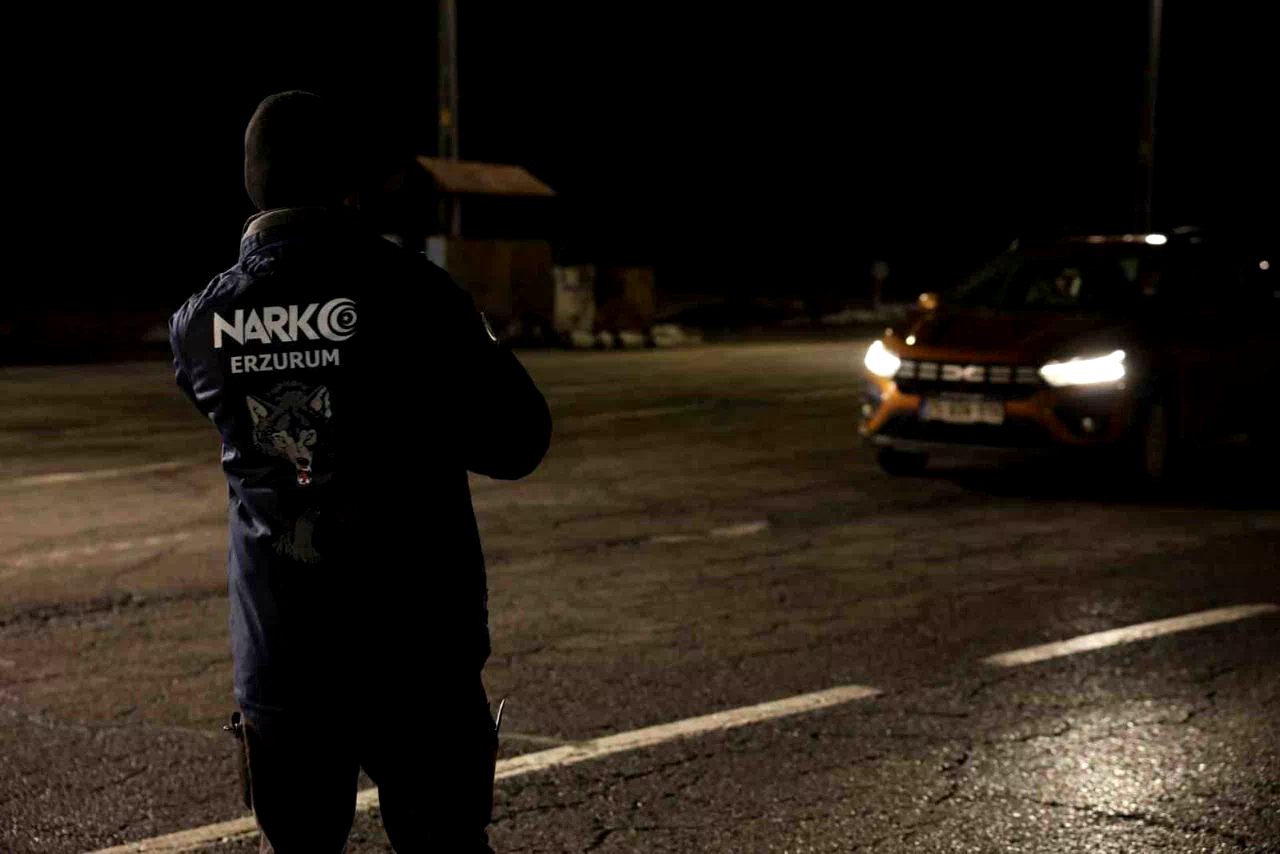 Erzurum’da bir ayda 48 milyon TL değerinde uyuşturucu ele geçirildi