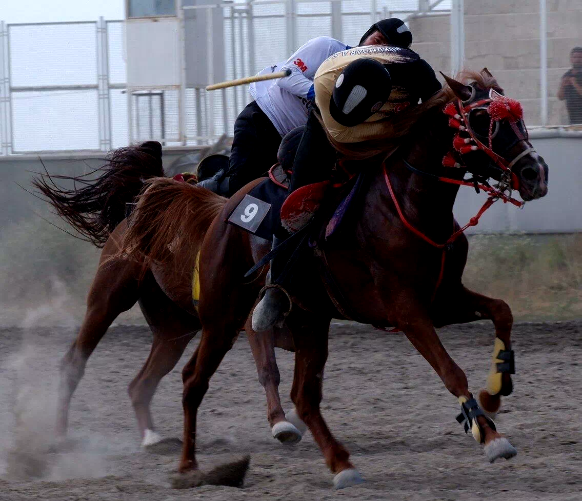 Erzurum’da bitmeyen cirit heyecanı