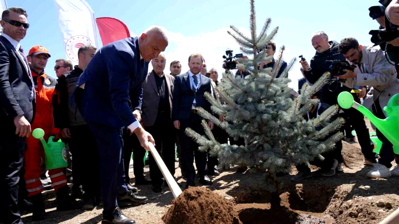 Erzurum’da EİT ülkeleri adına hatıra ormanı oluşturuldu